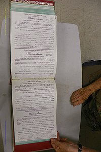 Emanuel Co, GA, Marriages Book P, 1984 - 1990, P 556-557.JPG