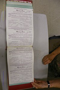 Emanuel Co, GA, Marriages Book P, 1984 - 1990, P 566-567.JPG