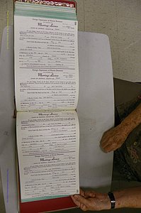 Emanuel Co, GA, Marriages Book P, 1984 - 1990, P 590-591.JPG