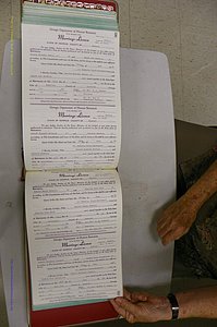 Emanuel Co, GA, Marriages Book P, 1984 - 1990, P 596-597.JPG