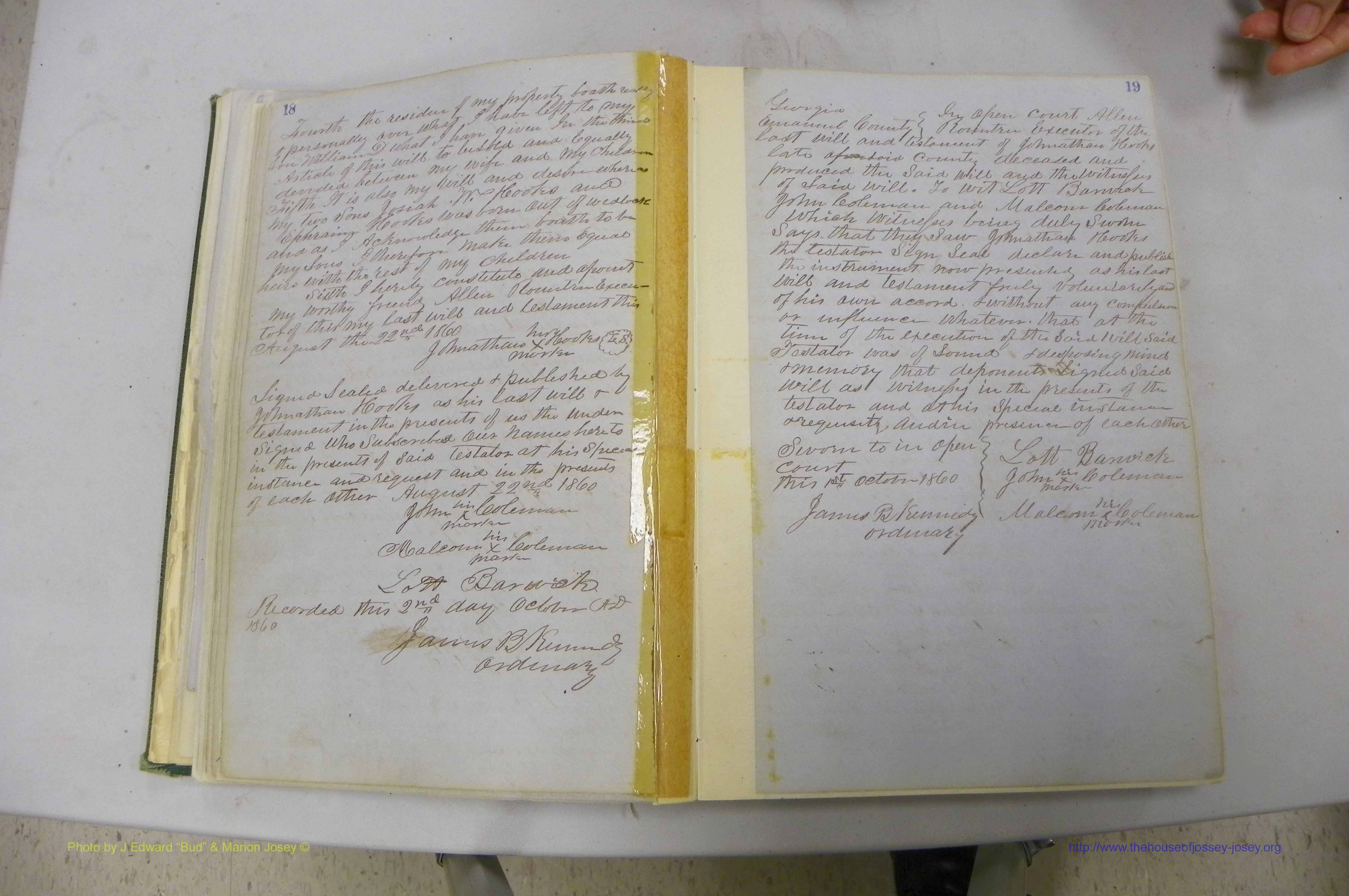 Emanuel Co, GA, Will Book B, 1857 - 1907, P 018-019.JPG