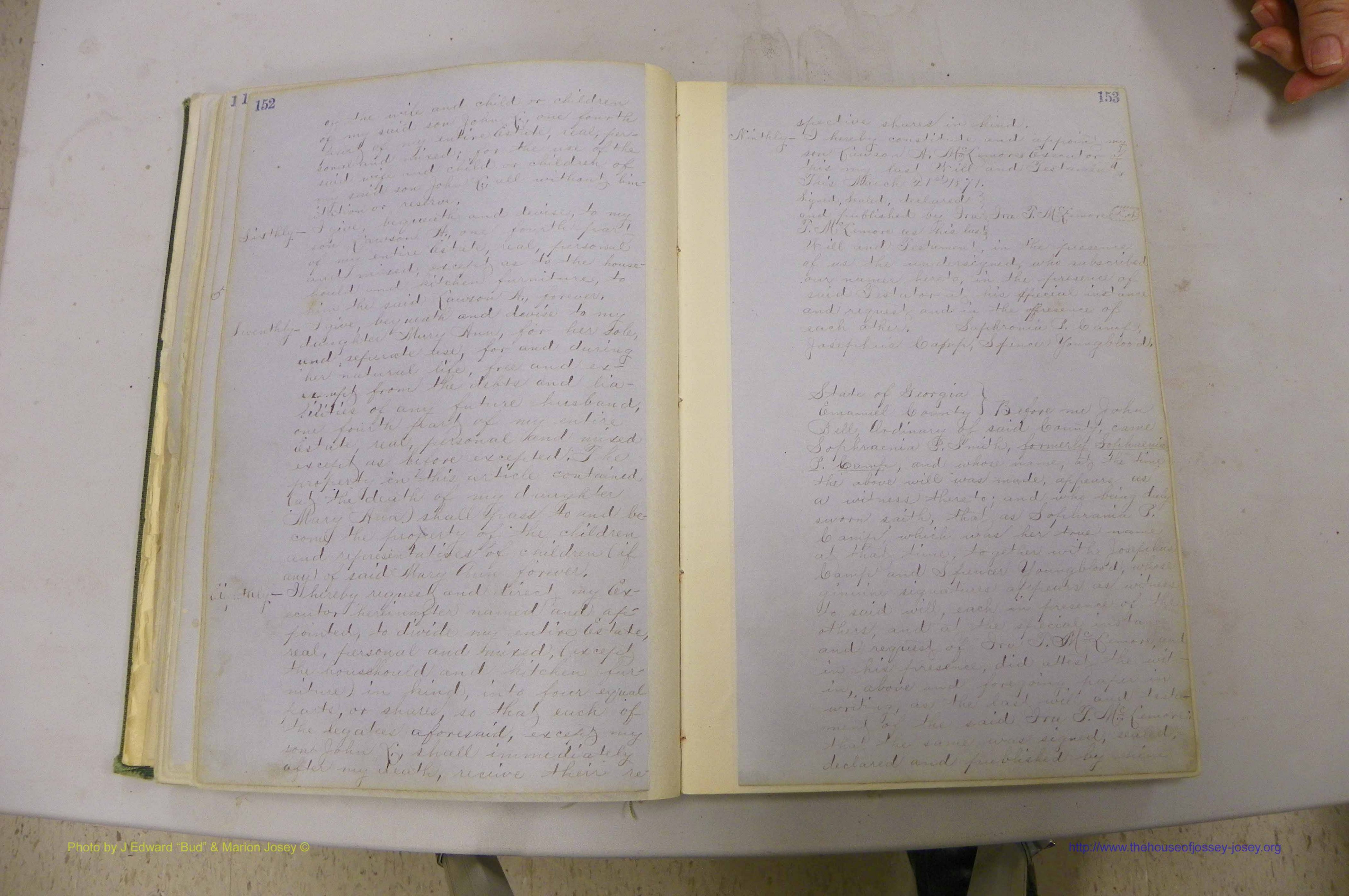 Emanuel Co, GA, Will Book B, 1857 - 1907, P 152-153.JPG
