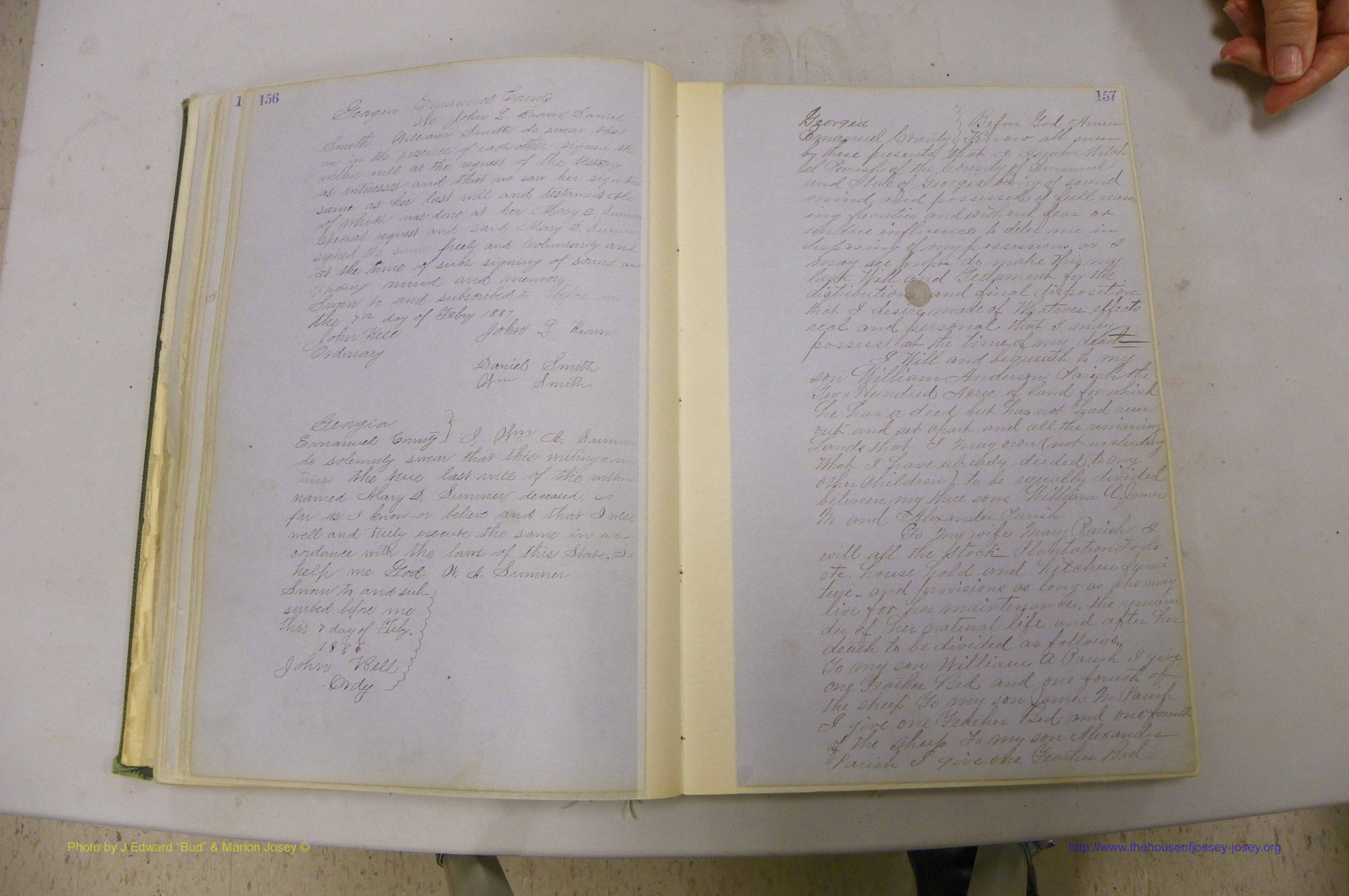 Emanuel Co, GA, Will Book B, 1857 - 1907, P 156-157.JPG