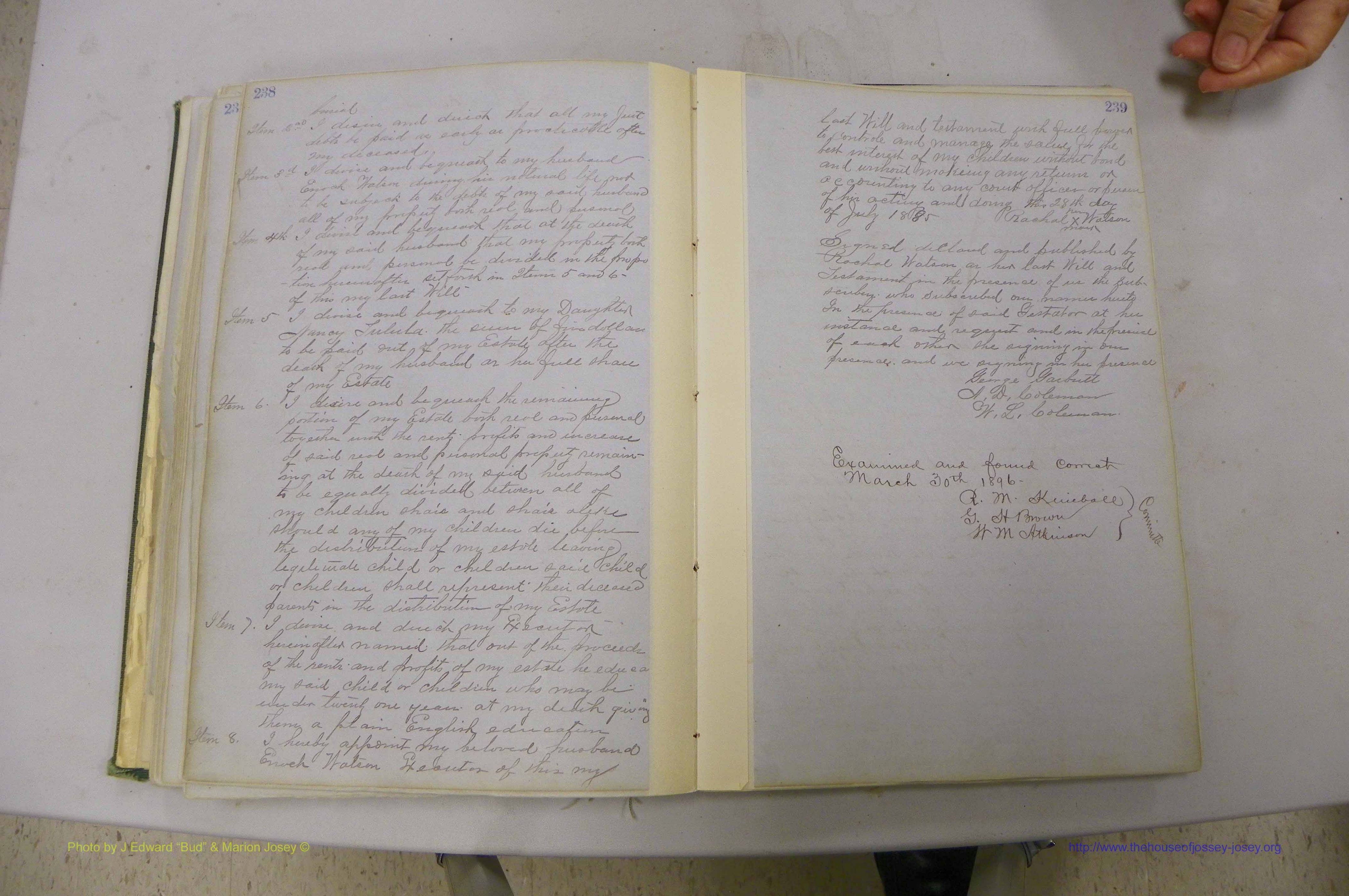 Emanuel Co, GA, Will Book B, 1857 - 1907, P 238-239.JPG