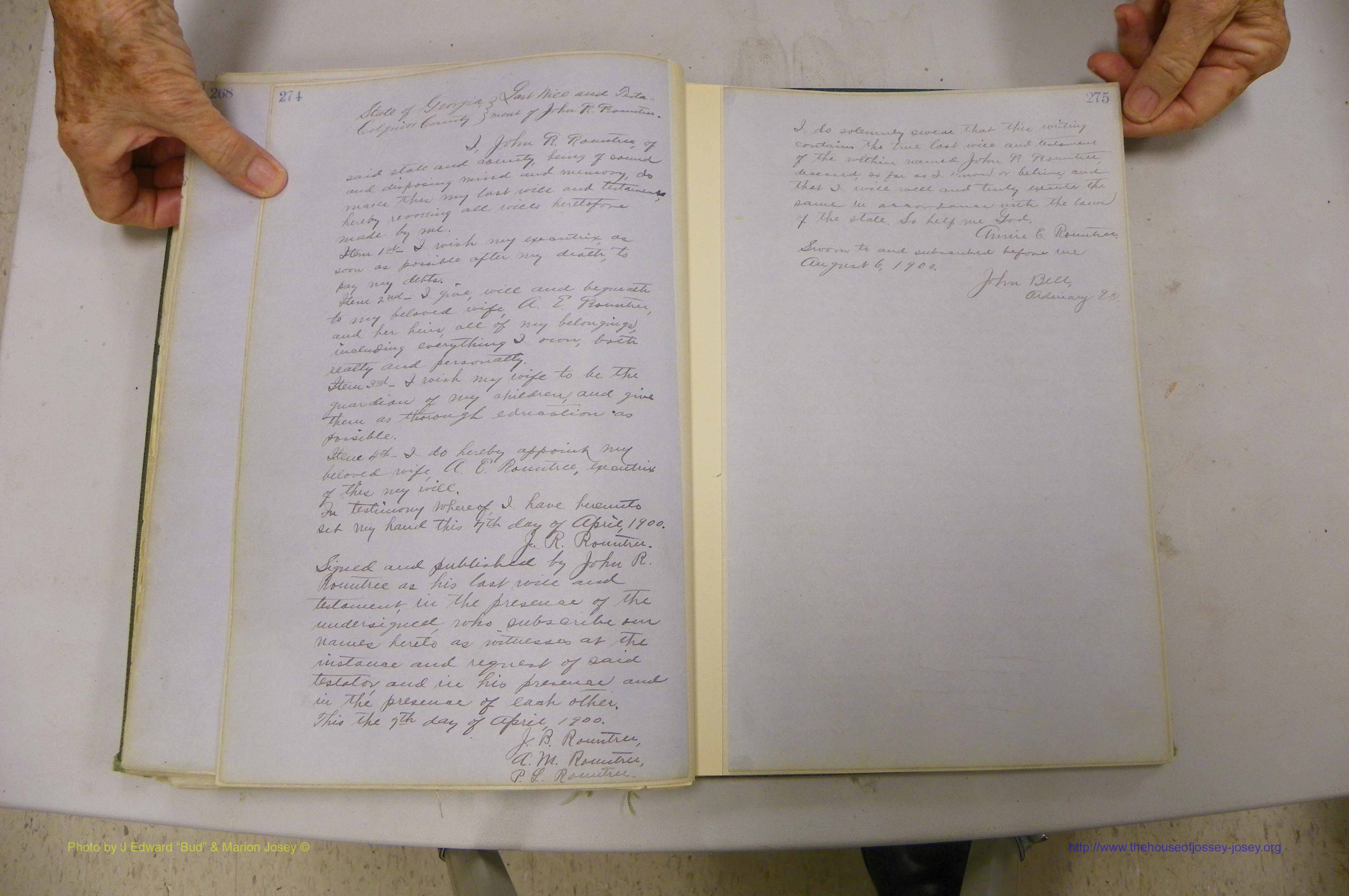 Emanuel Co, GA, Will Book B, 1857 - 1907, P 274-275.JPG