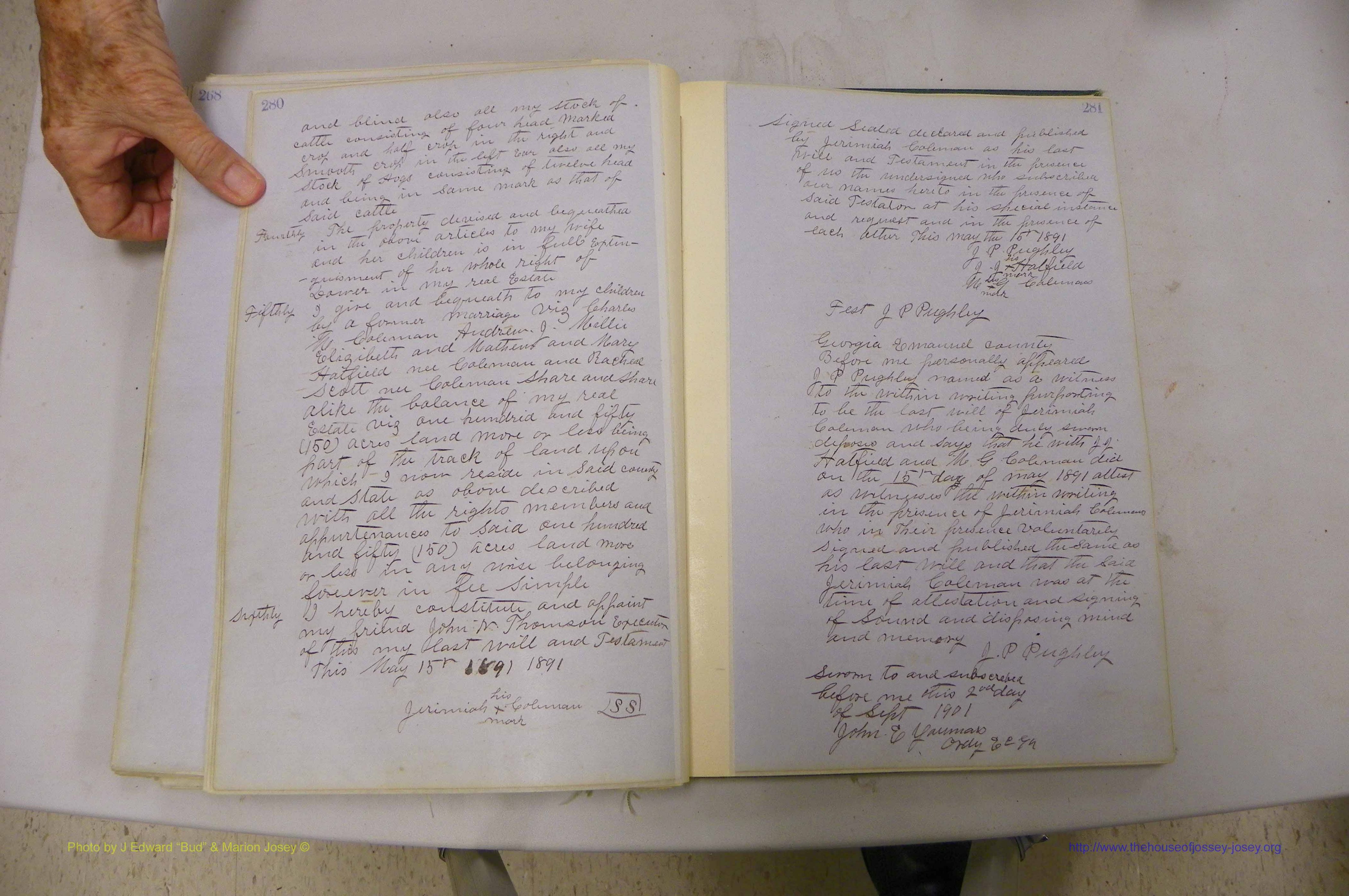 Emanuel Co, GA, Will Book B, 1857 - 1907, P 280-281.JPG