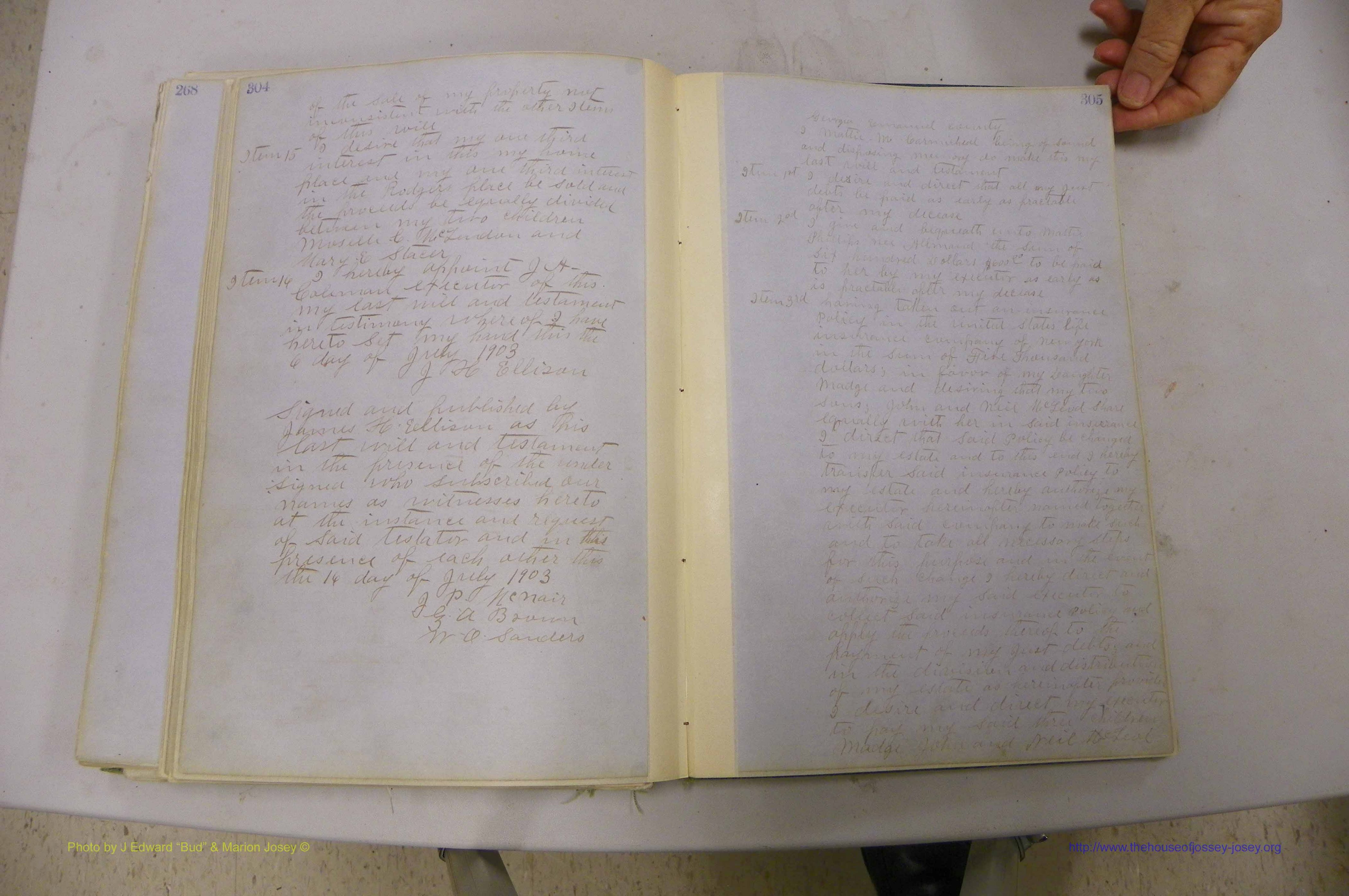 Emanuel Co, GA, Will Book B, 1857 - 1907, P 304-305.JPG
