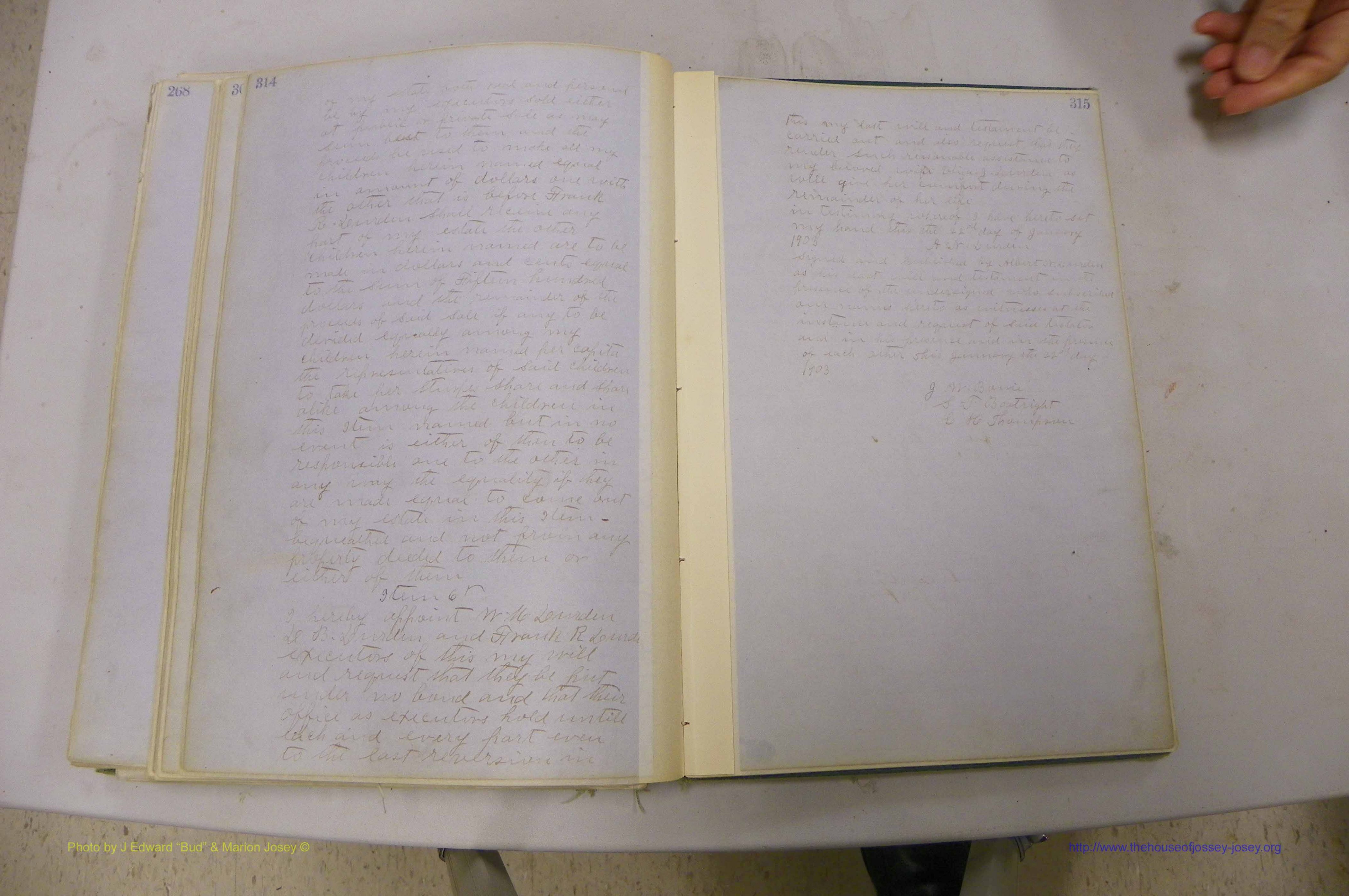 Emanuel Co, GA, Will Book B, 1857 - 1907, P 314-315.JPG