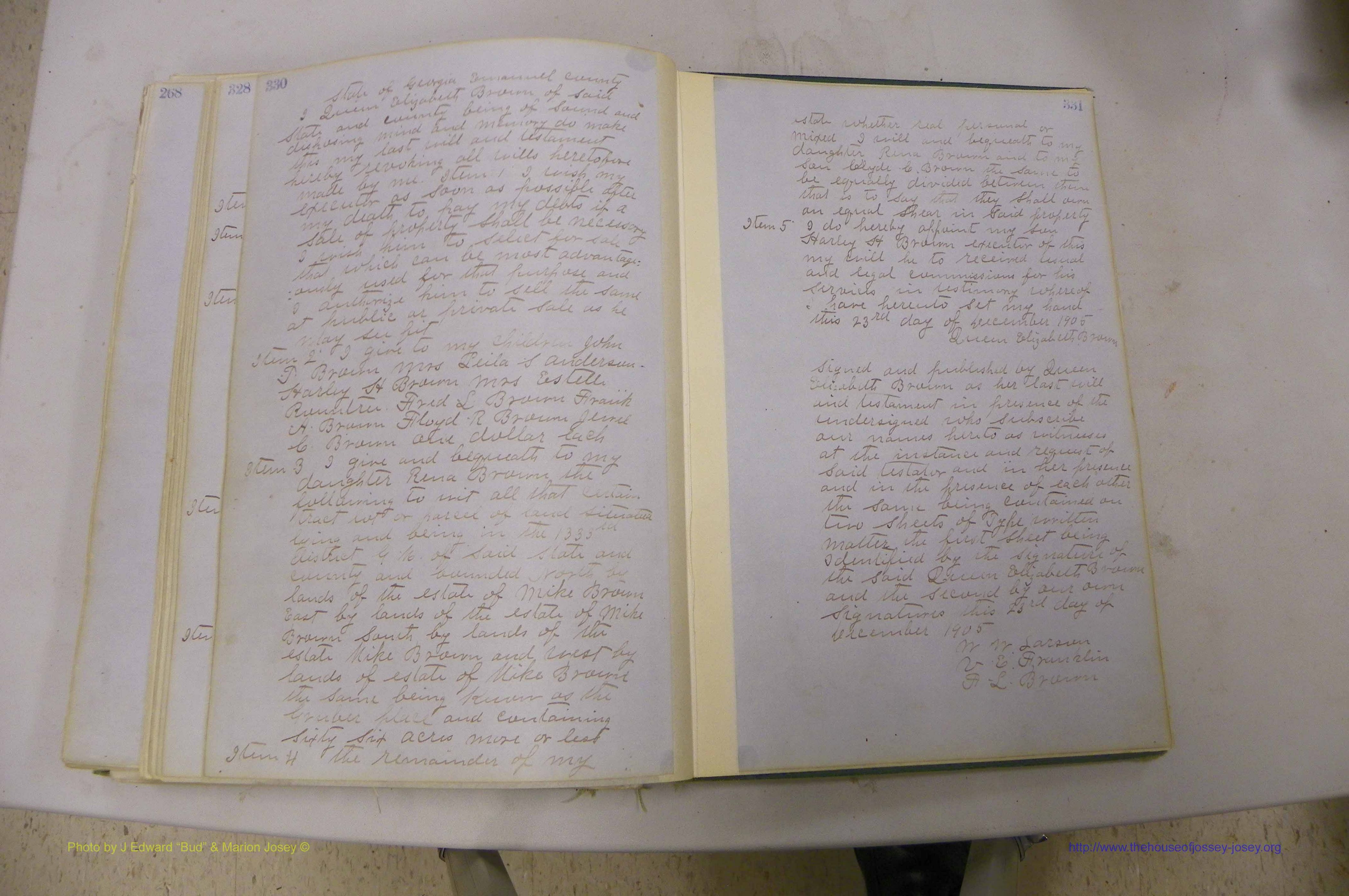 Emanuel Co, GA, Will Book B, 1857 - 1907, P 330-331.JPG