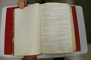 Emanuel Co, Ga, Marriages Book I, 1940 - 1949, White, P 001.JPG