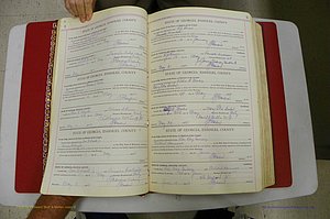 Emanuel Co, Ga, Marriages Book I, 1940 - 1949, White, P 008-009.JPG