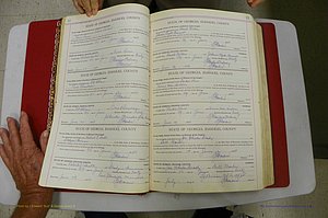 Emanuel Co, Ga, Marriages Book I, 1940 - 1949, White, P 012-013.JPG