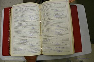 Emanuel Co, Ga, Marriages Book I, 1940 - 1949, White, P 210-211.JPG