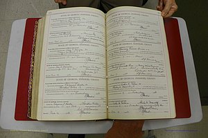 Emanuel Co, Ga, Marriages Book I, 1940 - 1949, White, P 402-403.JPG
