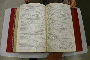 Emanuel Co, Ga, Marriages Book I, 1940 - 1949, White, P 416-417.JPG