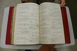 Emanuel Co, Ga, Marriages Book I, 1940 - 1949, White, P 434-435.JPG