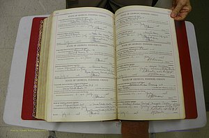 Emanuel Co, Ga, Marriages Book I, 1940 - 1949, White, P 520-521.JPG