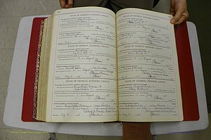 Emanuel Co, Ga, Marriages Book I, 1940 - 1949, White, P 524-525.JPG