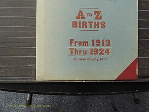 Franklin Co, NC,  Births, A-Z, 1913-1924 (100).JPG