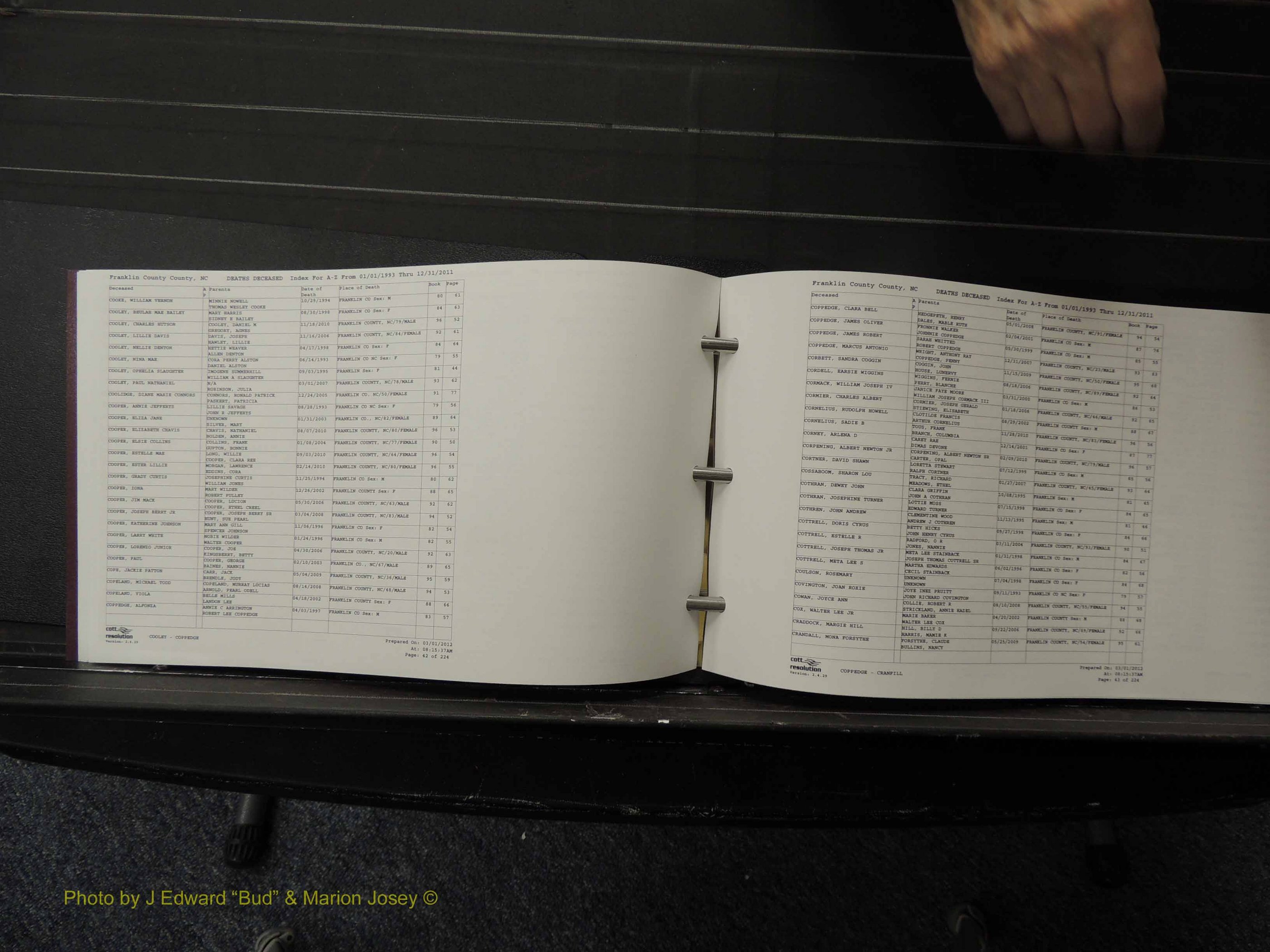 Franklin Co, NC, Deaths, 1993-2011 (122).JPG