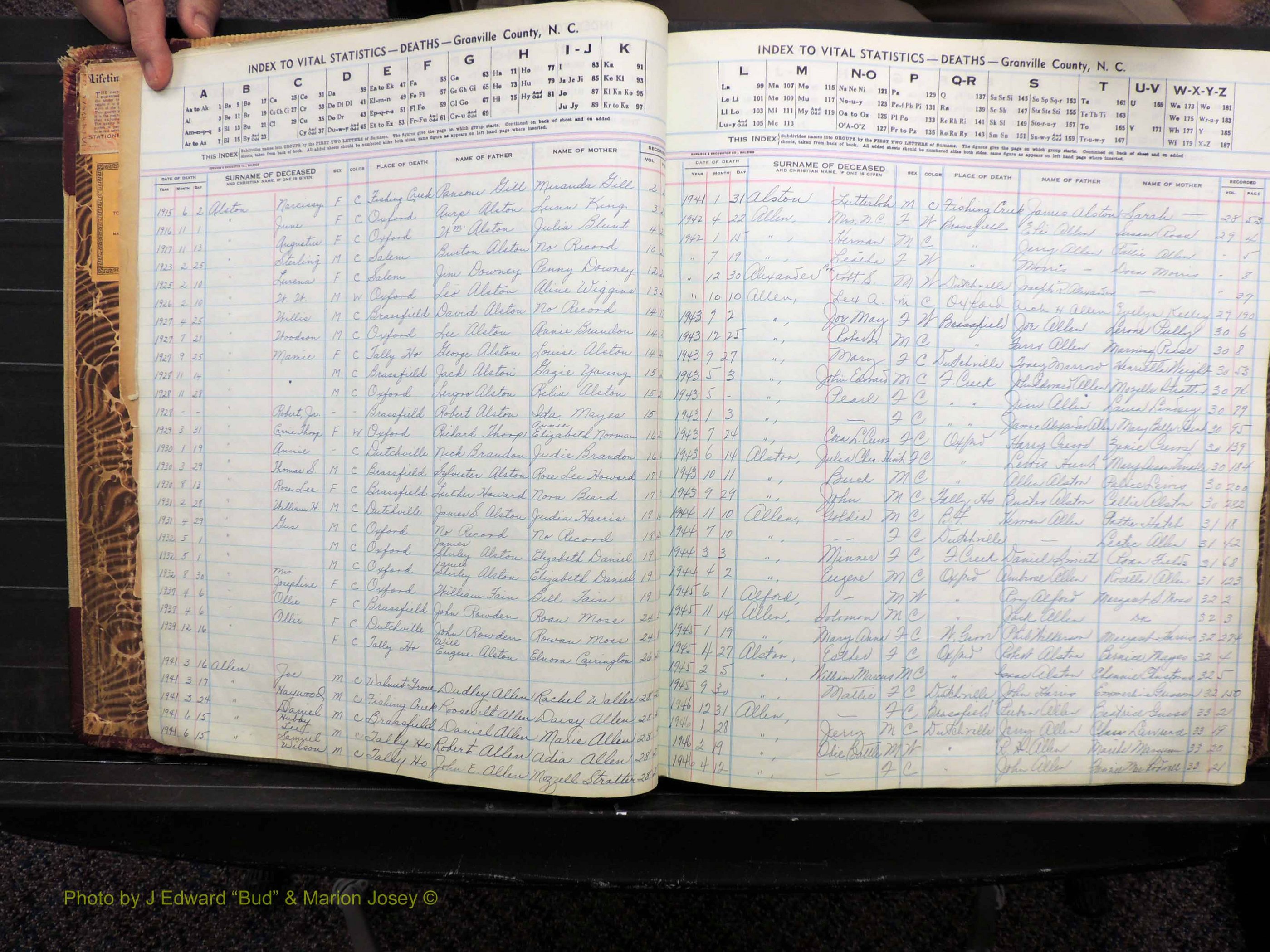 Granville Co, NC, Deaths, 1913-1947 (106).JPG