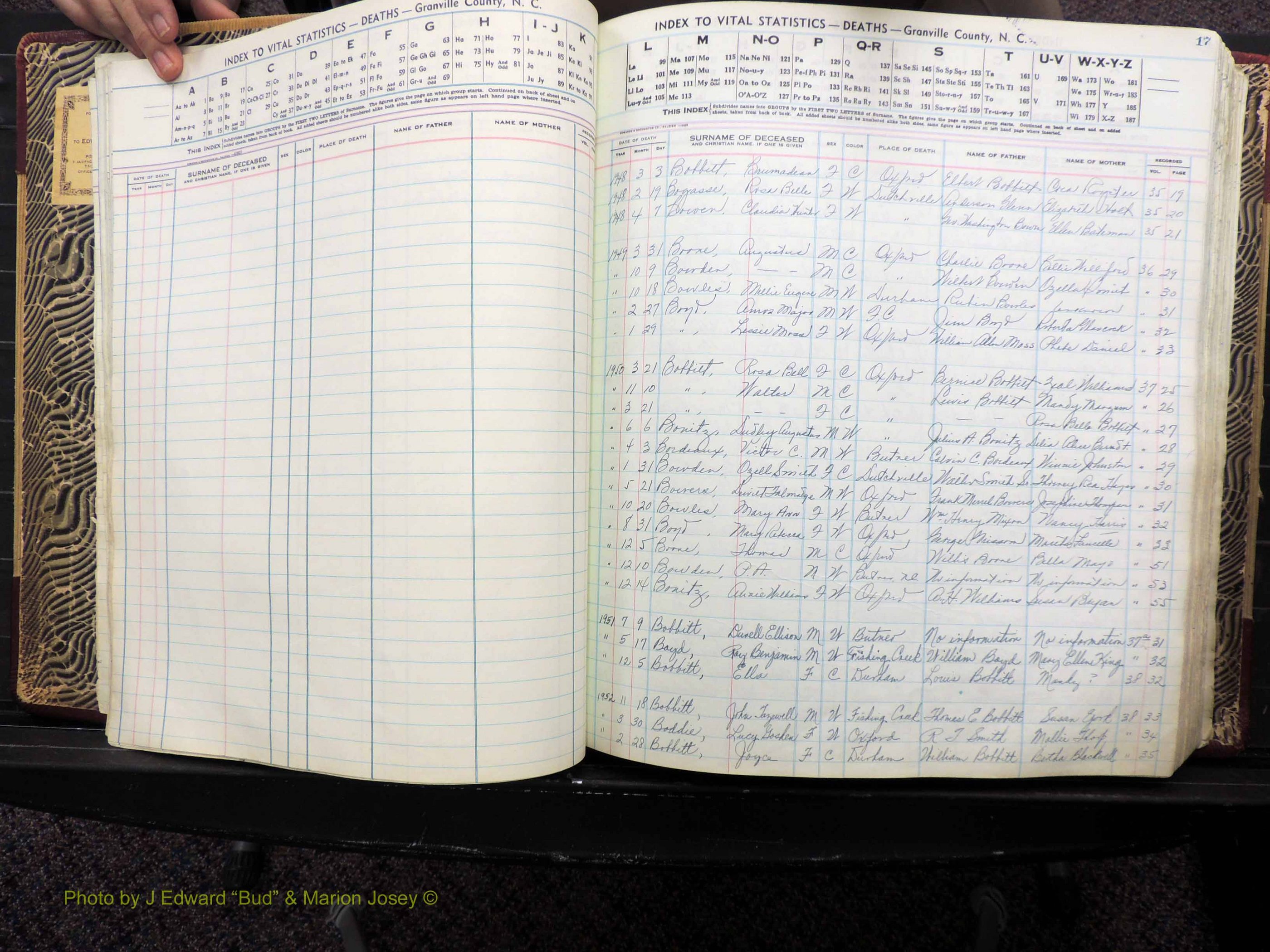 Granville Co, NC, Deaths, 1948-1978 (131).JPG
