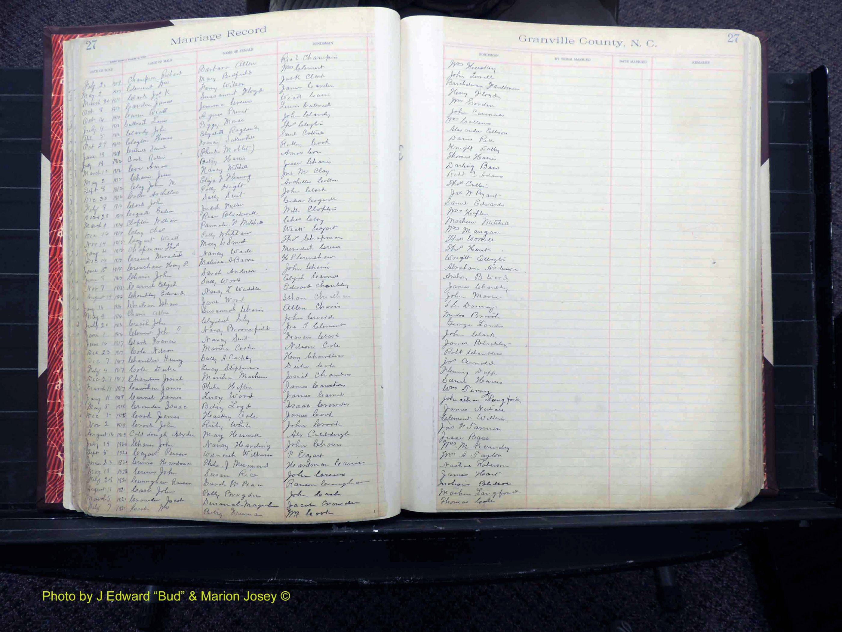 Granville Co, NC, Marriages, 1746-1857 (127).JPG