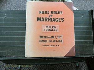 Granville Co, NC, Marriages, 1977-1986 (100).JPG