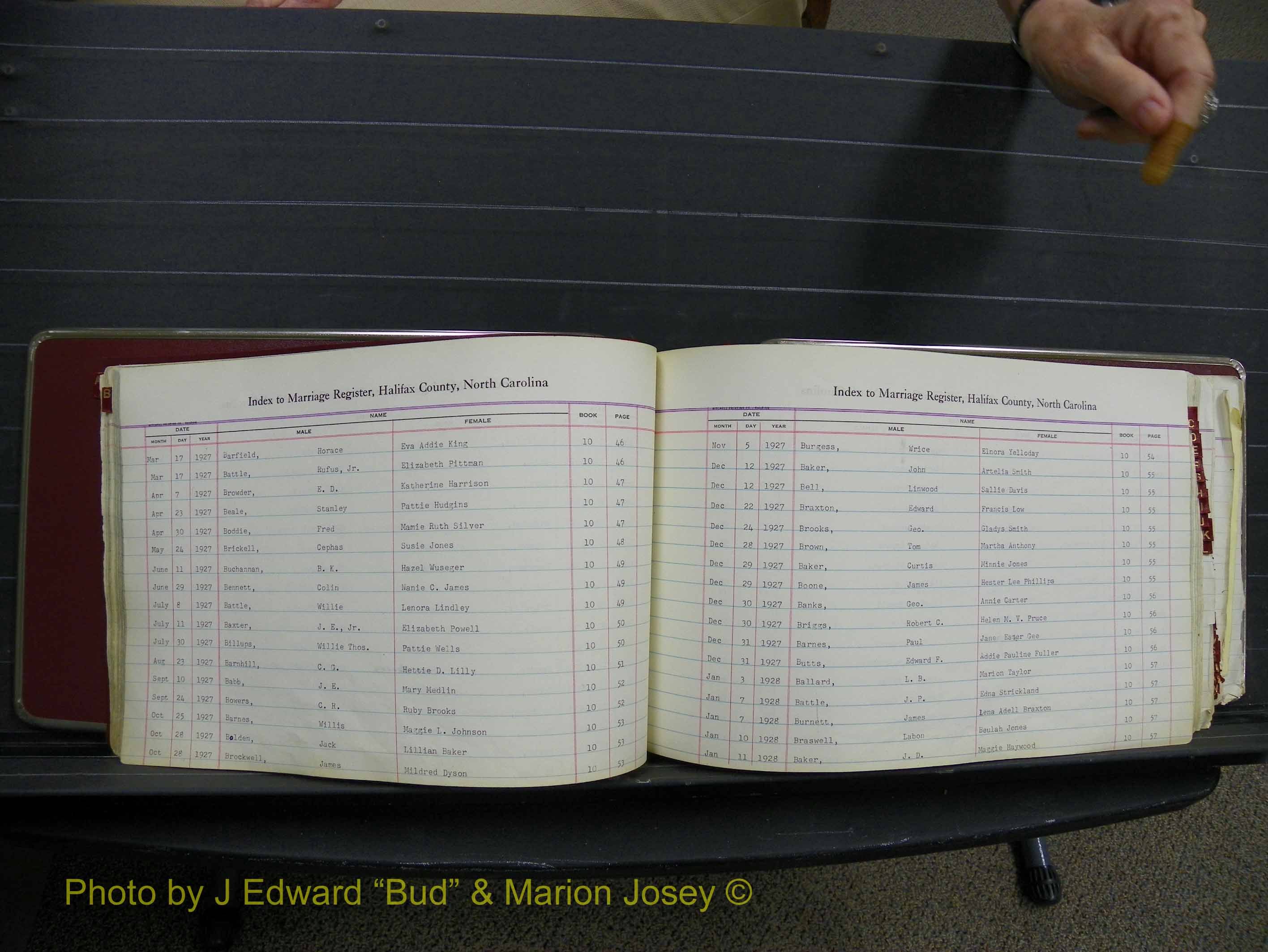 Halifax Marriage Index, 1906-1930 Index B30.JPG