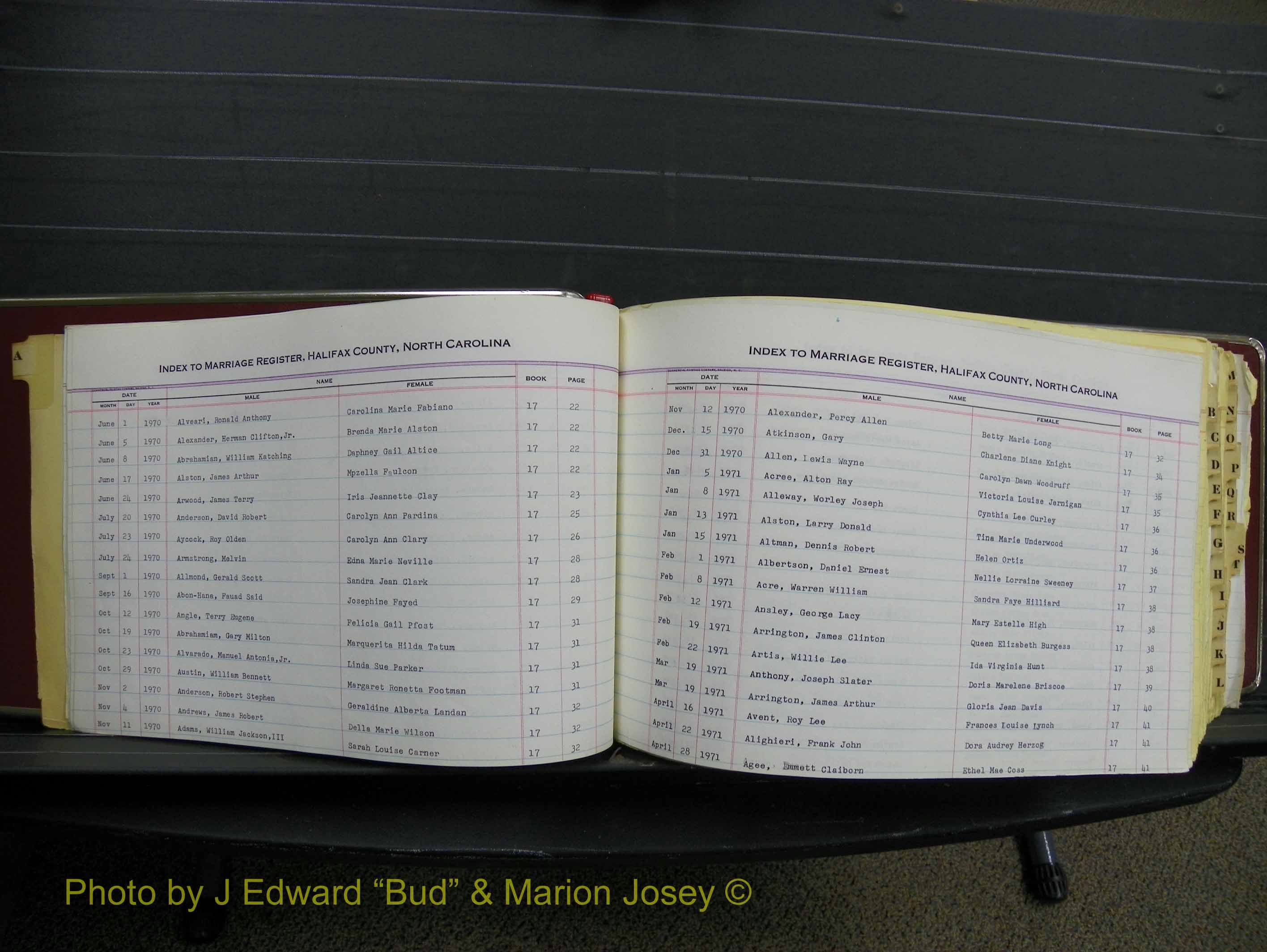 Halifax Marriage Index, 1963-1979 Index A08.JPG