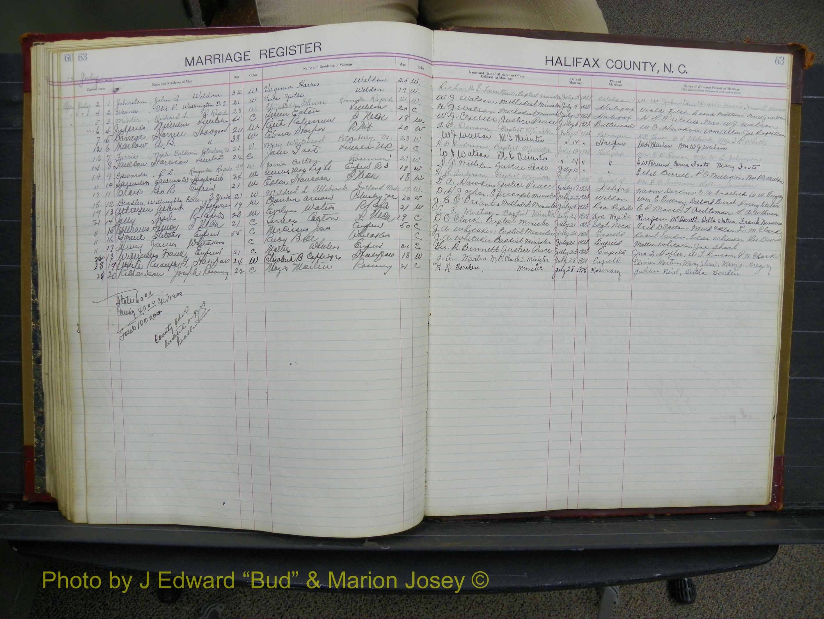 Halifax Marriage Book 10, 1923-1931 P 063.JPG