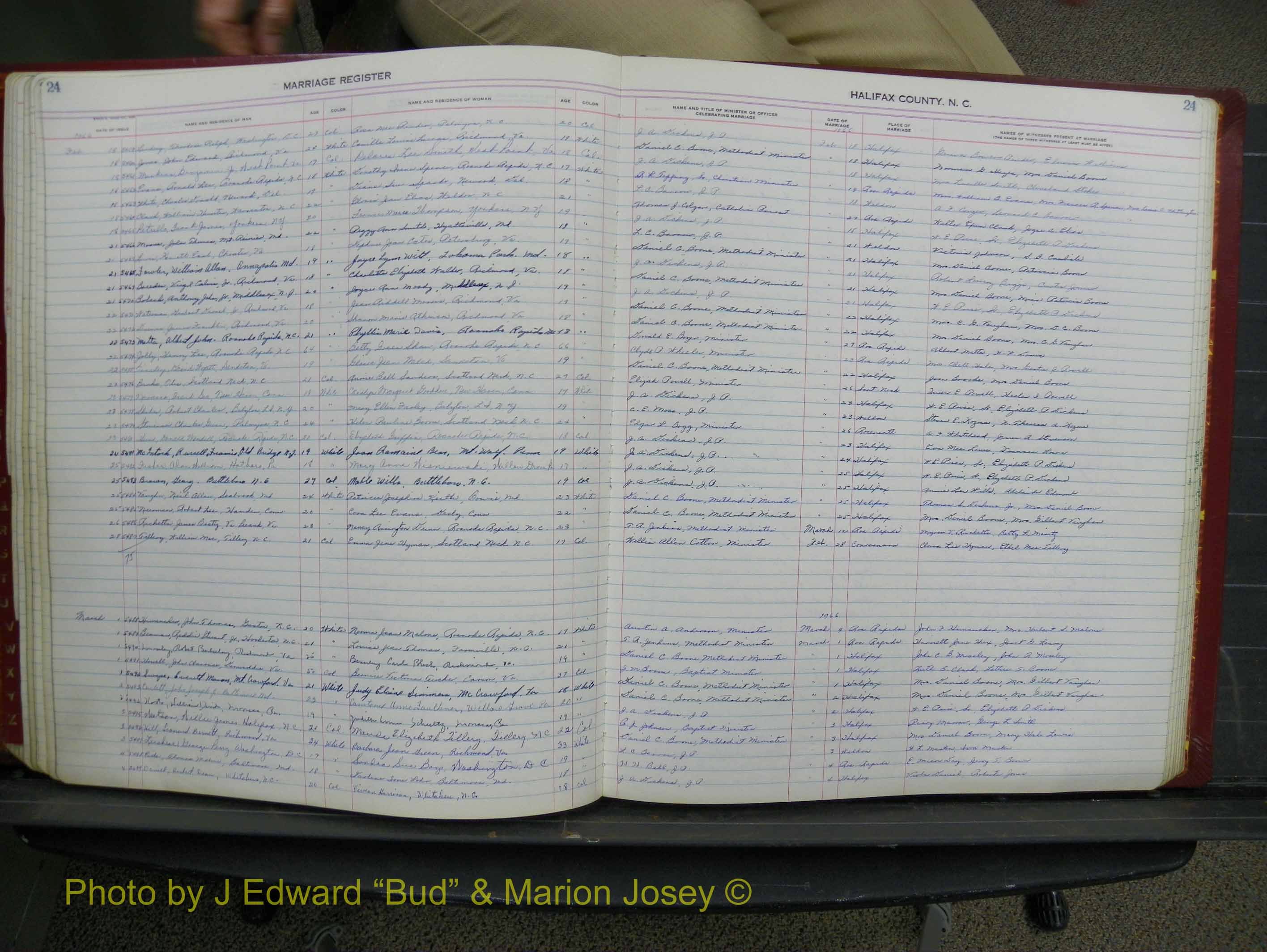 Halifax Marriage Book 16, 1965-1969 P 024.JPG