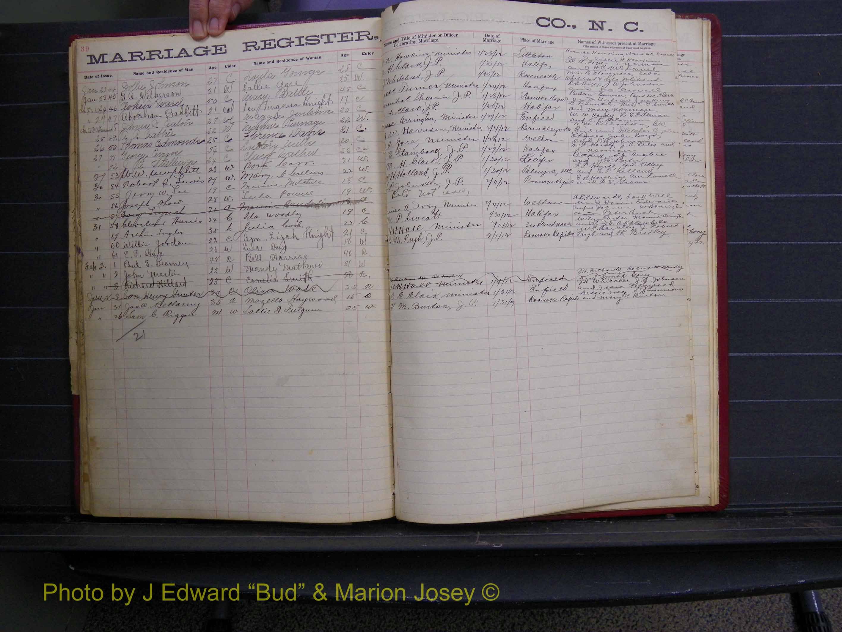 Halifax Marriages Book 6, 1909-1912 P 039.JPG