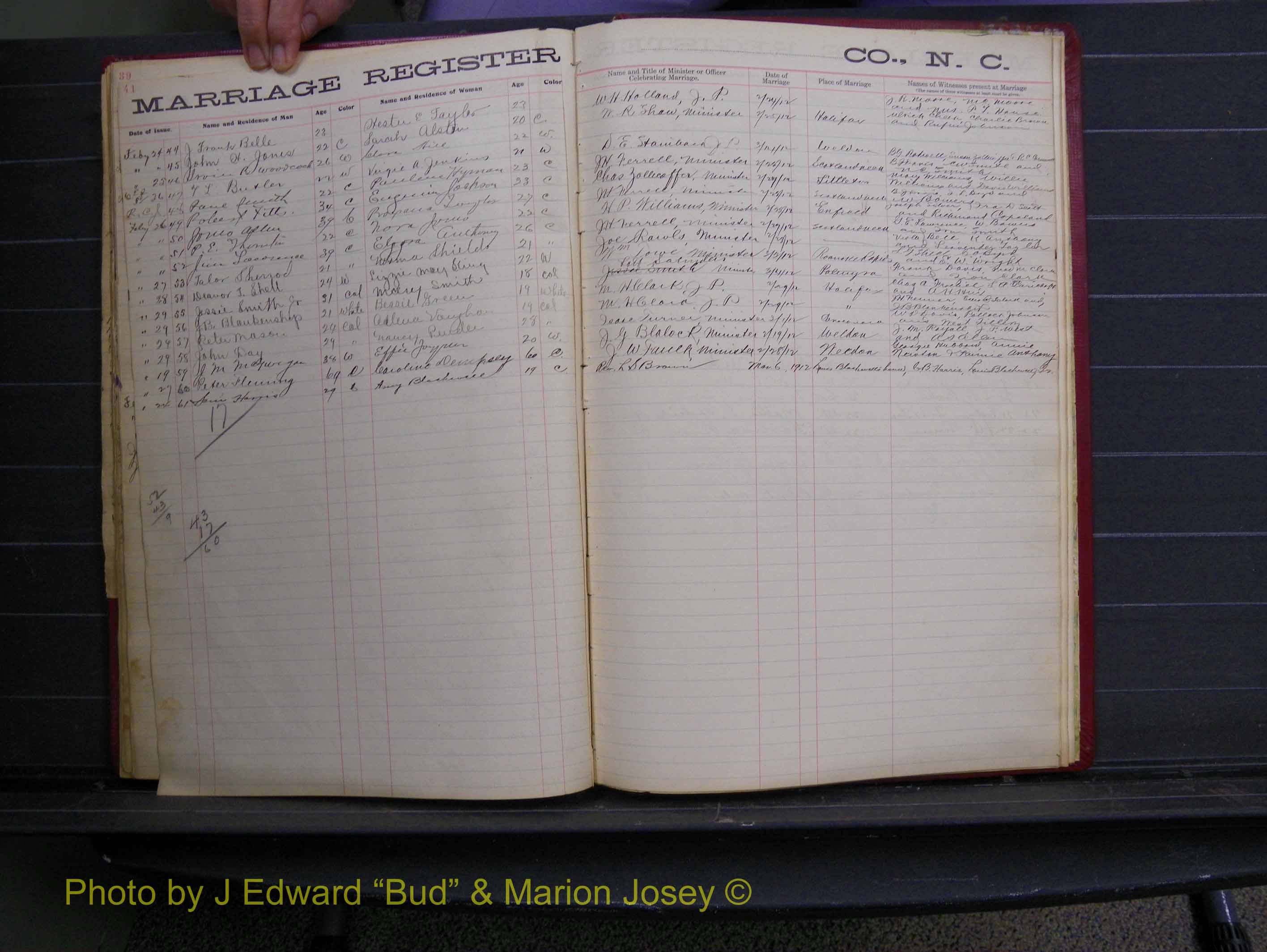 Halifax Marriages Book 6, 1909-1912 P 041.JPG