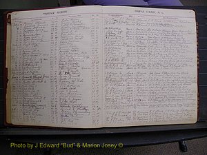 Halifax Marriage Book 8, 1916-1917 Index B1.JPG