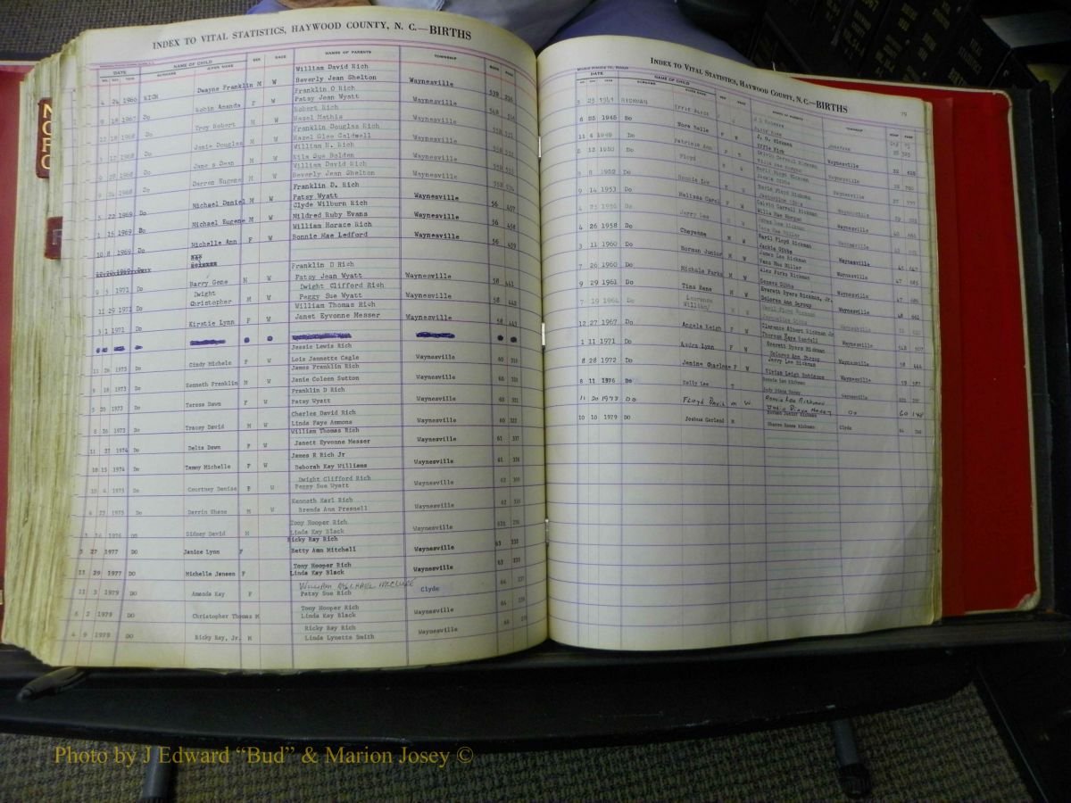 Haywood Births, H-Z, 1939 + 320.JPG