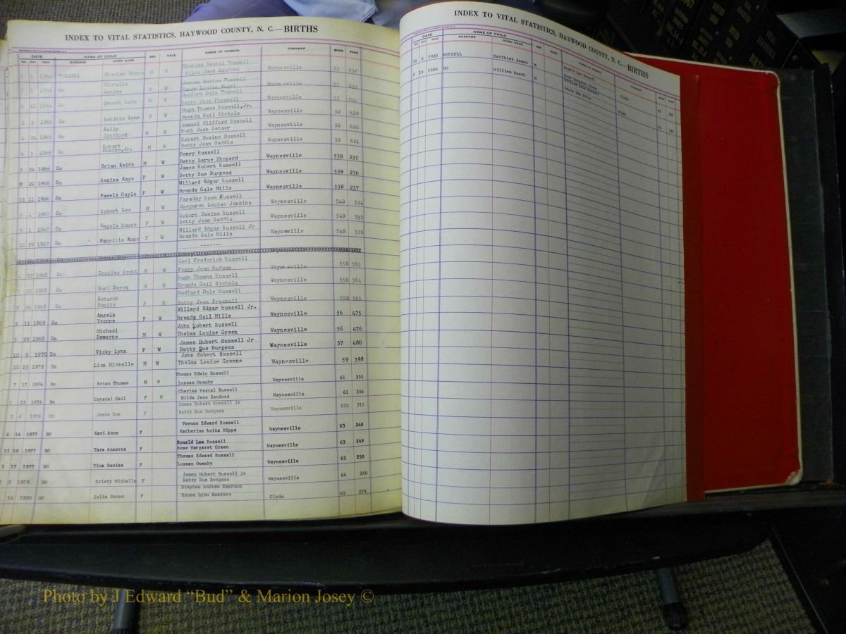 Haywood Births, H-Z, 1939 + 354.JPG