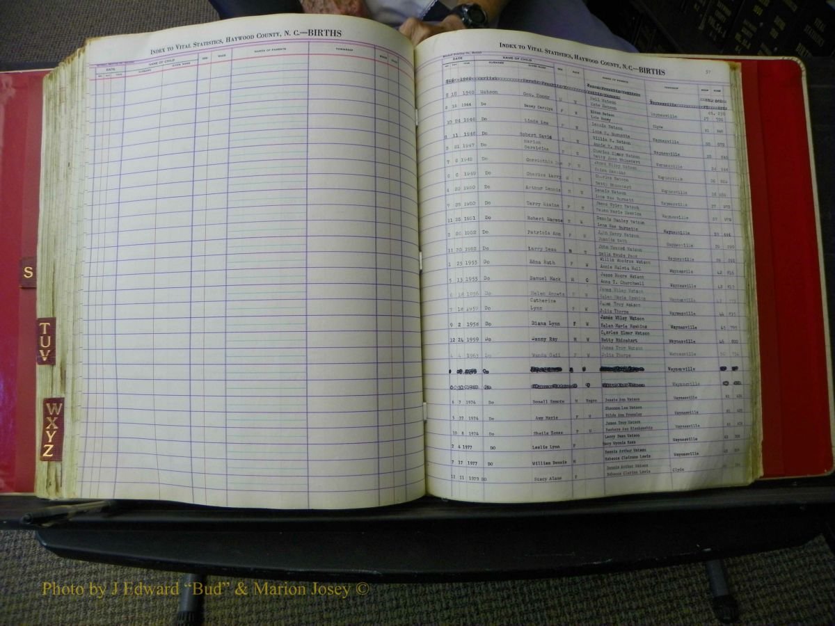 Haywood Births, H-Z, 1939 + 581.JPG