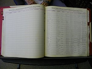 Haywood Marriage Index, 1850- A-E 1939-1978 508.JPG