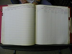 Haywood Marriage Index, 1850- A-E 1939-1978 509.JPG