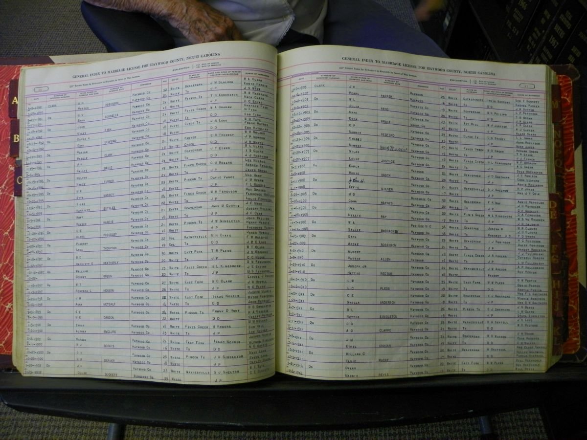 Haywood Marriage Index, 1850- A-E 1939-1978 037.JPG