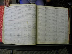 Haywood Marriage Index, 1850- A-E 1939-1978 265.JPG