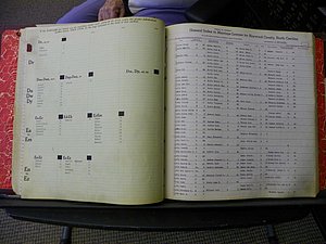 Haywood Marriage Index, 1850- A-E 1939-1978 290.JPG