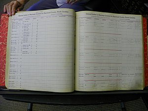 Haywood Marriage Index, 1850- A-E 1939-1978 291.JPG