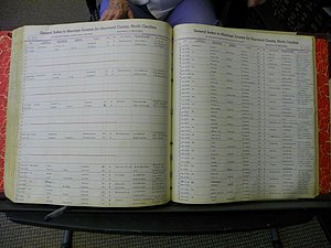 Haywood Marriage Index, 1850- A-E 1939-1978 417.JPG