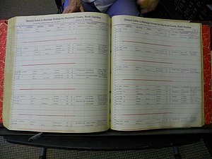 Haywood Marriage Index, 1850- A-E 1939-1978 423.JPG