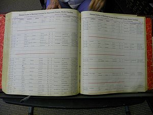 Haywood Marriage Index, 1850- A-E 1939-1978 430.JPG