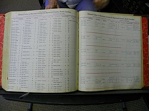 Haywood Marriage Index, 1850- A-E 1939-1978 436.JPG