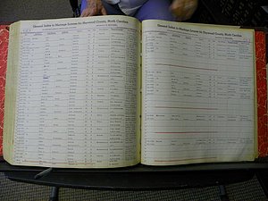 Haywood Marriage Index, 1850- A-E 1939-1978 439.JPG