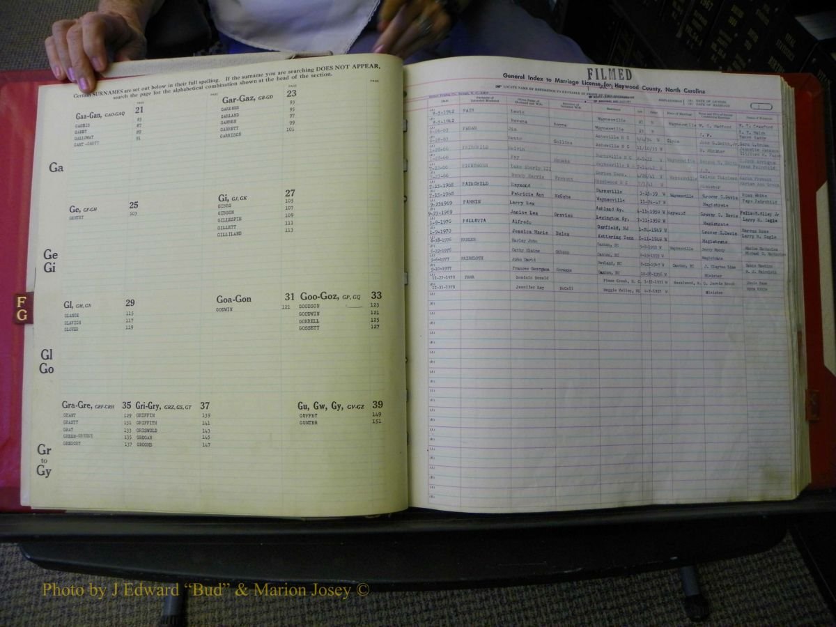 Haywood Marriage Index, F-Z, 1939- 1978 003.JPG